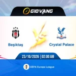Soi kèo Besiktas vs Crystal Palace 02h00 ngày 23/10/2026 – Cup C2